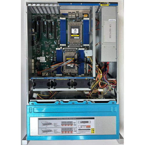 Серверная платформа 2U SuperMicro H12DSI