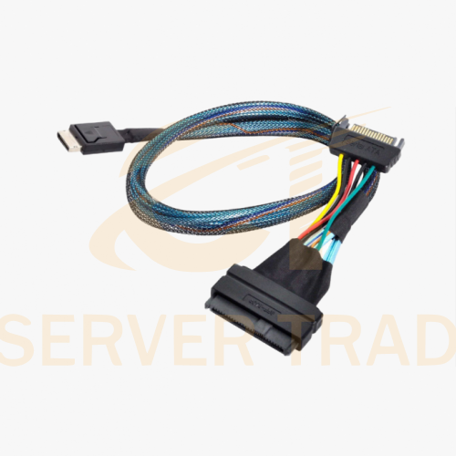 Кабель SFF8611(Oculink) - SFF8639 NVMe U2 0.8 м