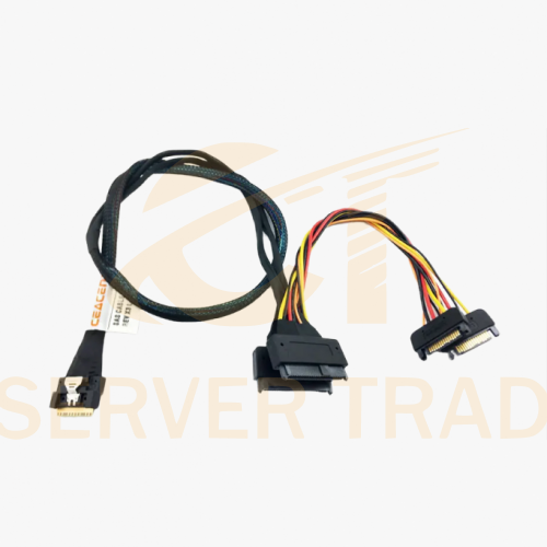 Кабель Slimline SAS SFF8654-8i - 2x U2(SFF8639) 0.8м